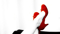 Lawsuit over red shoes